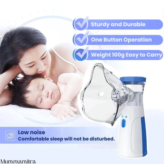 PureBreath™ – Compact Nebulizer | Gentle Vapour | Safe Relief Anytime, Anywhere