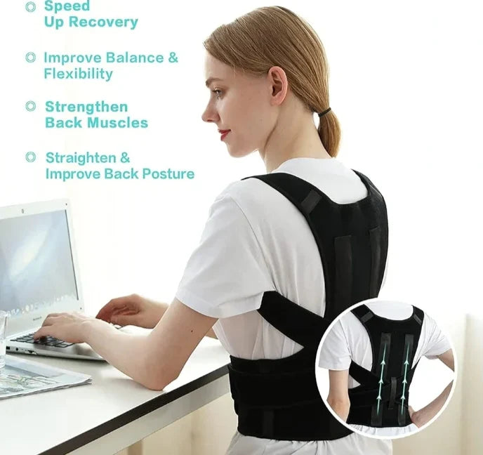 Posture Corrector Belt for Men & Women Improve Spine Alignment & Reduce Back Pain